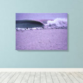 Toile Rompre la vague et les mouettes (Insitu (Plancher de Bois))