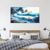Toile Rompre les vagues (Insitu(Chambre))