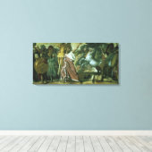 Toile Romulus, conquérant d'Acron, portant son butin à (Insitu (Plancher de Bois))