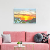 Toile Rooftop Sunset 2295 Art (Insitu(Salon))