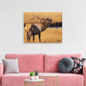 Toile Roosevelt Eull Elk Wyoming (Insitu(Salon))