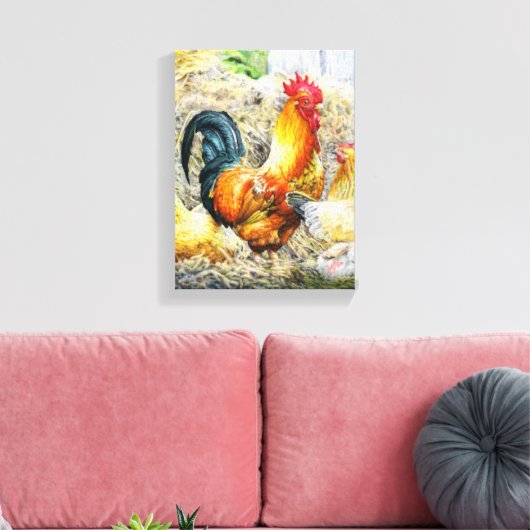 Toile Rooster Fière (Insitu(Salon))