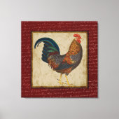 Toile Rooster rouge (Recto)