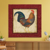 Toile Rooster rouge (Insitu(Salon))