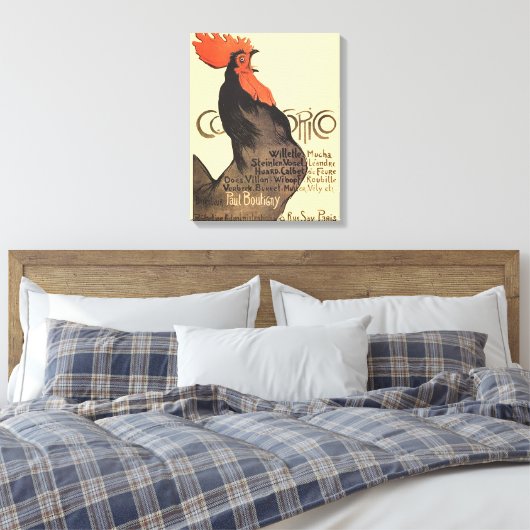 Toile Rooster Steinlen Cocorico (Insitu(Chambre))