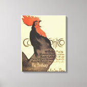Toile Rooster Steinlen Cocorico (Recto)
