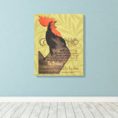 Toile Rooster Steinlen Cocorico (Insitu (Plancher de Bois))