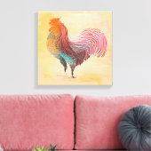Toile Rooster vintage (Insitu(Salon))