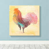 Toile Rooster vintage (Insitu (Plancher de Bois))