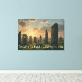 Toile Rooted in the earth, guided by the stars (Insitu (Plancher de Bois))