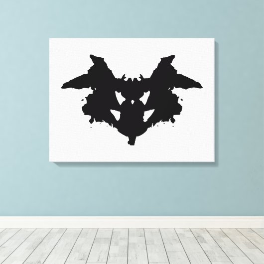 Toile Rorschach Inkblot (Insitu (Plancher de Bois))