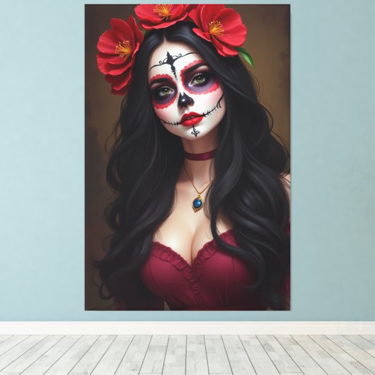 Toile Rosa de los Muertos (Insitu (Plancher de Bois))