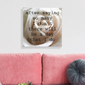 Toile Rose blanche (Insitu(Salon))