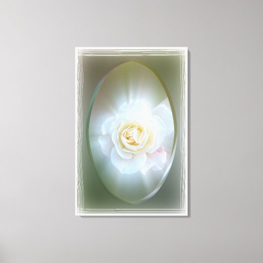 Toile Rose blanche (Recto)