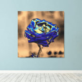 Toile Rose bleu (Insitu (Plancher de Bois))