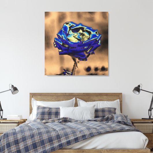 Toile Rose bleu (Insitu(Chambre))