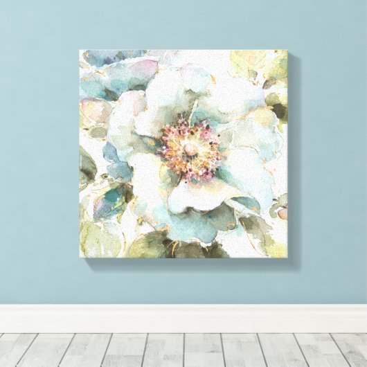 Toile Rose bleu (Insitu (Plancher de Bois))