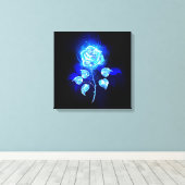 Toile Rose bleu brûlant (Insitu (Plancher de Bois))