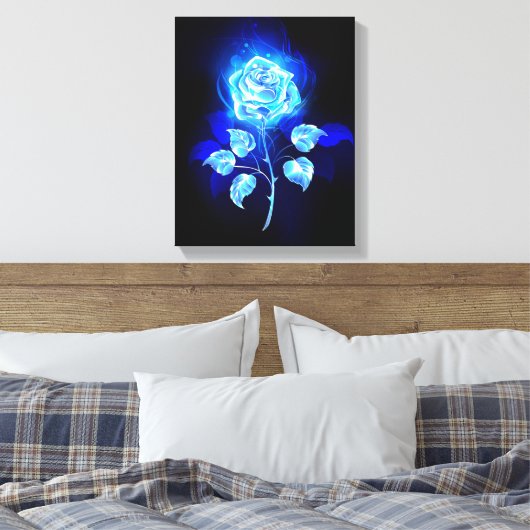 Toile Rose bleu brûlant (Insitu(Chambre))