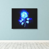 Toile Rose bleu brûlant (Insitu (Plancher de Bois))