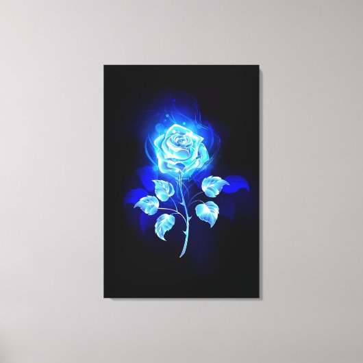 Toile Rose bleu brûlant (Recto)