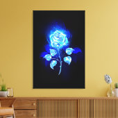 Toile Rose bleu brûlant (Insitu(Salon))