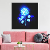 Toile Rose bleu brûlant (Insitu(Salon))