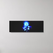 Toile Rose bleu brûlant (Recto)