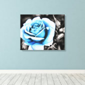Toile rose bleue (Insitu (Plancher de Bois))