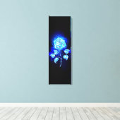 Toile Rose bleue brûlante (Insitu (Plancher de Bois))