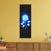 Toile Rose bleue brûlante (Insitu(Salon))