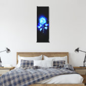 Toile Rose bleue brûlante (Insitu(Chambre))