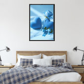 Toile Rose Bleue & Cœurs Art Romantique Doux (Insitu(Chambre))