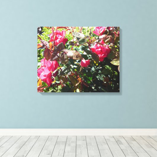Toile Rose Bush (Insitu (Plancher de Bois))