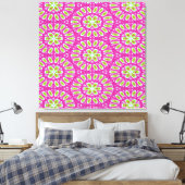 Toile Rose chaud, citron vert Pop Art (Insitu(Chambre))
