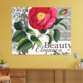 Toile Rose Damask Joli Floral Antique (Insitu(Salon))