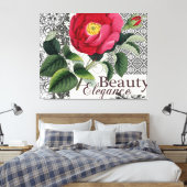 Toile Rose Damask Joli Floral Antique (Insitu(Chambre))