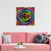 Toile Rose d'amour (Insitu(Salon))