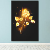 Toile Rose d'or ( rose d'or ) (Insitu (Plancher de Bois))