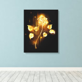 Toile Rose d'or ( rose d'or ) (Insitu (Plancher de Bois))