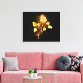 Toile Rose d'or ( rose d'or ) (Insitu(Salon))