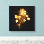 Toile Rose d'or ( rose d'or ) (Insitu (Plancher de Bois))