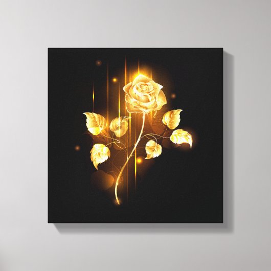 Toile Rose d'or ( rose d'or ) (Recto)