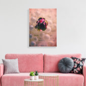 Toile Rose et perles (Insitu(Salon))