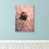 Toile Rose et perles (Insitu (Plancher de Bois))