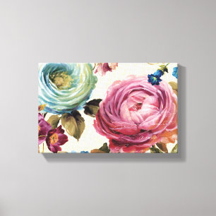 Toile Rose et rose de bleu
