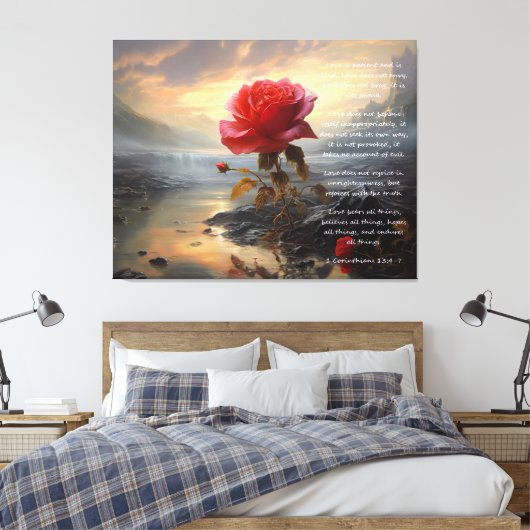 Toile Rose éternel (Insitu(Chambre))