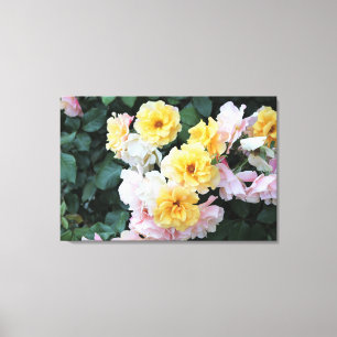 Toile Rose Garden Pastels