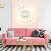 Toile Rose Gold Blush Floral Mandala (Insitu(Salon))