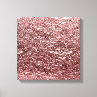 Rose Gold Chrome Liquide Métallisé Chic Glam